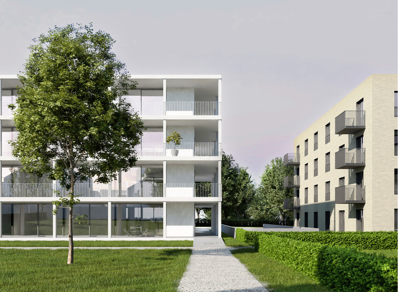 Apartment building Kladno – exterior
