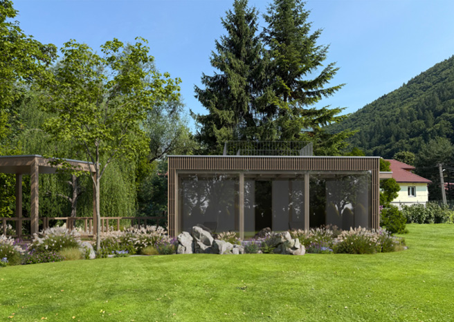 Sauna – exterior 3